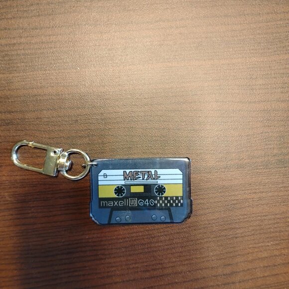 Cassette Tape & Record Keychains/Bag Charms - Picture 5 of 9